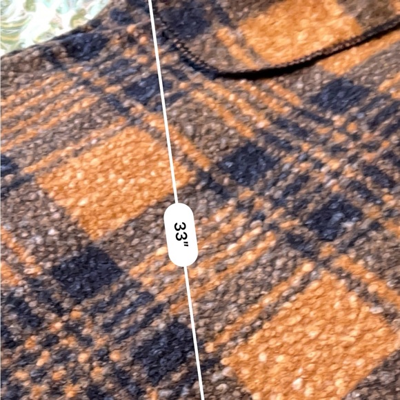 Fadivo New York Plaid Poncho Sweater OS - Picture 5 of 10